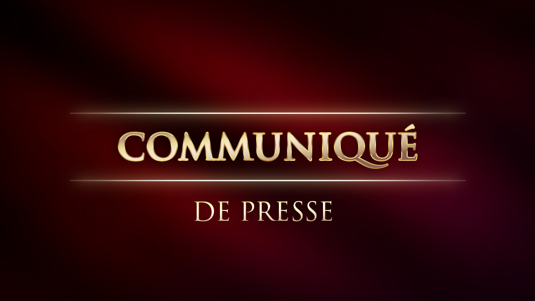 Communiqué de presse